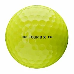 Bridgestone Tour B X Yellow Personalized Golf Balls -Golf Balls Sales bridgestone 2022 tour b x yellow golf balls side itempicture