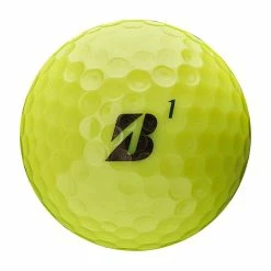 Bridgestone Tour B XS Yellow Personalized Golf Balls -Golf Balls Sales bridgestone 2022 tour b xs yellow golf balls front itempicture
