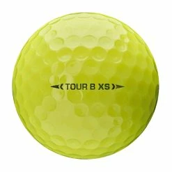 Bridgestone Tour B XS Yellow Personalized Golf Balls -Golf Balls Sales bridgestone 2022 tour b xs yellow golf balls side itempicture