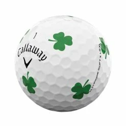 Callaway Chrome Soft X LS Truvis Shamrock Golf Balls -Golf Balls Sales callaway 2022 chrome soft x ls truvis shamrock golf balls quarter itempicture