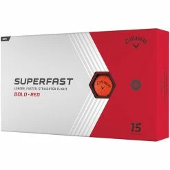 Callaway Superfast Bold Red 15-Pack Personalized Golf Balls
