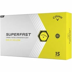 Callaway Superfast Bold Yellow 15-Pack Personalized Golf Balls