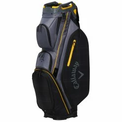 Callaway ORG 14M Cart Bag -Golf Balls Sales callaway 2023 org 14m cart bag graphite black plaid goldenrod itempicture