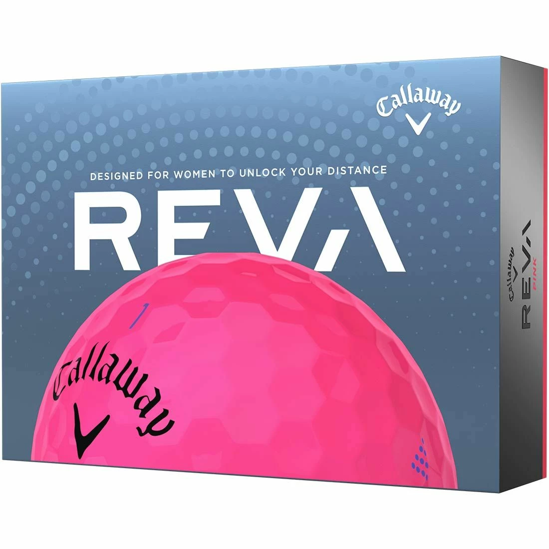 Callaway Women's REVA Pink Golf Balls 3 Callaway Women's REVA Pink Golf Balls