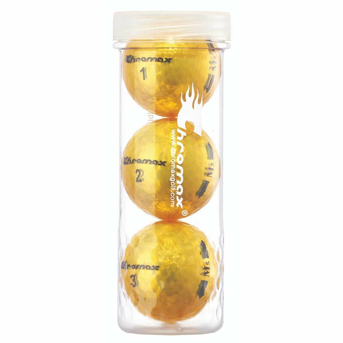 Chromax M5 Gold 3-Pack Golf Balls 3 Chromax M5 Gold 3-Pack Golf Balls