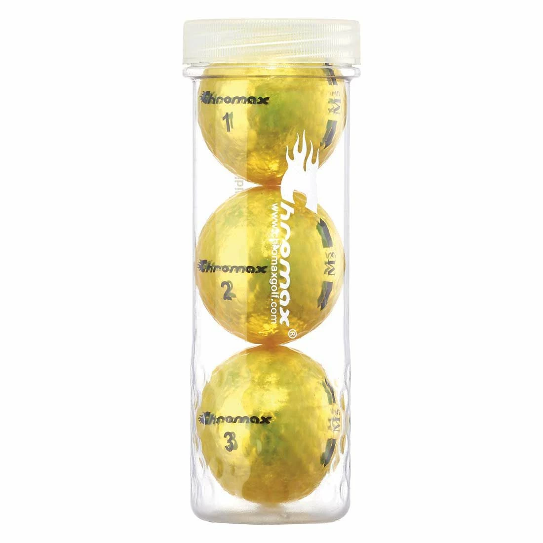 Chromax M5 Yellow 3-Pack Golf Balls 3 Chromax M5 Yellow 3-Pack Golf Balls