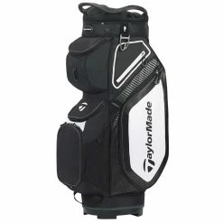 TaylorMade 8.0 Cart Bag -Golf Balls Sales golf bags taylormade 8 0 cart bag black white charcoal itempicture