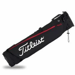 Titleist 2022 Carry Bag -Golf Balls Sales golf bags titleist carry bag black black red itempicture