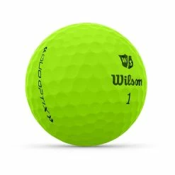 Wilson Staff DUO Optix Green Golf Balls -Golf Balls Sales golf balls wilson staff duo optix green golf ball side angle itempicture