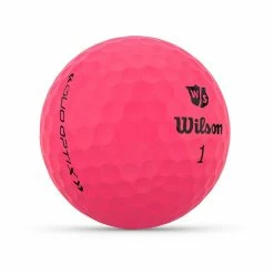 Wilson Staff DUO Optix Pink Golf Balls -Golf Balls Sales golf balls wilson staff duo optix pink golf ball side angle itempicture