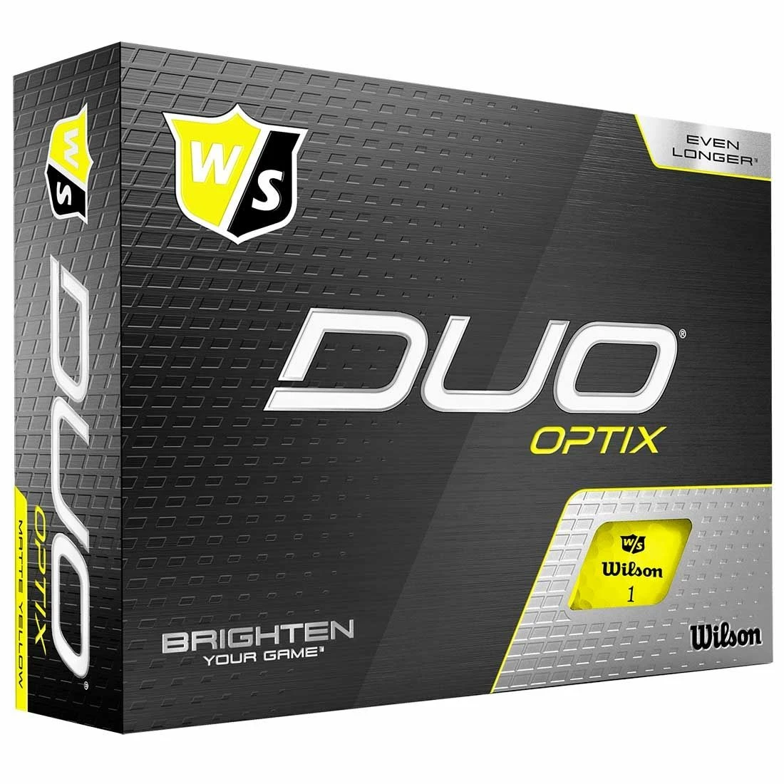 Wilson Staff DUO Optix Yellow Golf Balls 3 Wilson Staff DUO Optix Yellow Golf Balls