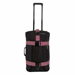 Club Glove Mini Rolling Duffel III Travel Bag -Golf Balls Sales mini rolling duffle 3 black pink front 1
