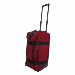 Club Glove Mini Rolling Duffel III Travel Bag -Golf Balls Sales mini rolling duffle 3 burgundy left