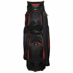 RJ Sports Mission Cart Bag -Golf Balls Sales rj sports mission cart bag black red front itempicture