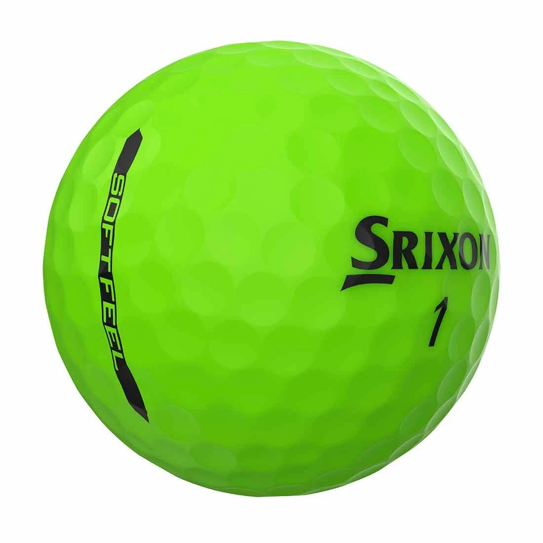 Srixon Soft Feel 12 Brite Green Golf Balls 4 Srixon Soft Feel 12 Brite Green Golf Balls - Image 2
