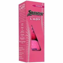Srixon Women's Soft Feel Lady 8 Pink Golf Balls -Golf Balls Sales srixon womens soft feel lady 8 pink golf balls sleeve itempicture