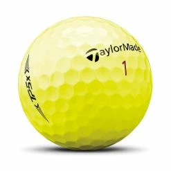 TaylorMade TP5x Yellow Golf Balls -Golf Balls Sales taylormade 2021 tp5x yellow golf balls sidestamp itempicture