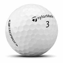 TaylorMade Soft Response White Golf Balls -Golf Balls Sales taylormade 2022 soft response white golf balls sidestamp itempicture