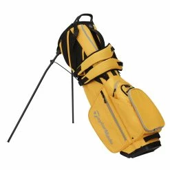 TaylorMade FlexTech Stand Bag -Golf Balls Sales taylormade 2023 flextech stand bag gold left itempicture