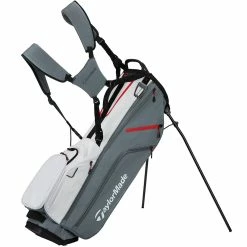 TaylorMade FlexTech Stand Bag -Golf Balls Sales taylormade 2023 flextech stand bag gunmetal white sample itempicture