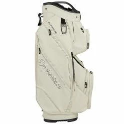 TaylorMade Supreme Premium Cart Bag -Golf Balls Sales taylormade 2023 supreme premium cart bag ivory left itempicture