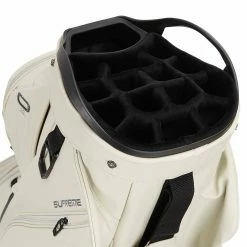 TaylorMade Supreme Premium Cart Bag -Golf Balls Sales taylormade 2023 supreme premium cart bag ivory top itempicture