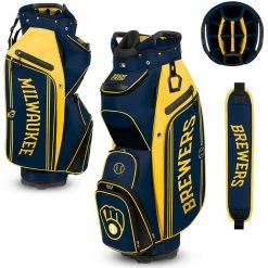 Team Effort MLB Bucket III Cooler Cart Bag -Golf Balls Sales team effort mlb bucket 3 cooler cart bag milwaukee brewers itempicture