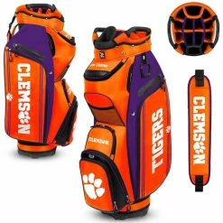 Team Effort NCAA Bucket III Cooler Cart Bag -Golf Balls Sales team effort ncaa bucket 3 cooler cart bag clemson tigers itempicture
