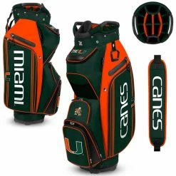 Team Effort NCAA Bucket III Cooler Cart Bag -Golf Balls Sales team effort ncaa bucket 3 cooler cart bag miami hurricanes itempicture