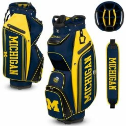 Team Effort NCAA Bucket III Cooler Cart Bag -Golf Balls Sales team effort ncaa bucket 3 cooler cart bag michigan wolverines itempicture