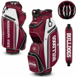 Team Effort NCAA Bucket III Cooler Cart Bag -Golf Balls Sales team effort ncaa bucket 3 cooler cart bag mississippi state bulldogs itempicture