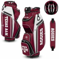 Team Effort NCAA Bucket III Cooler Cart Bag -Golf Balls Sales team effort ncaa bucket 3 cooler cart bag texas a m aggies itempicture