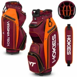 Team Effort NCAA Bucket III Cooler Cart Bag -Golf Balls Sales team effort ncaa bucket 3 cooler cart bag virginia tech hokies itempicture