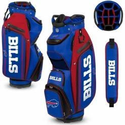 Team Effort NFL Bucket III Cooler Cart Bag -Golf Balls Sales team effort nfl bucket 3 cooler cart bag buffalo bills itempicture