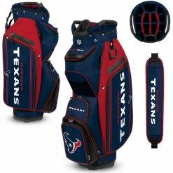Team Effort NFL Bucket III Cooler Cart Bag -Golf Balls Sales team effort nfl bucket 3 cooler cart bag houston texans itempicture
