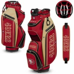 Team Effort NFL Bucket III Cooler Cart Bag -Golf Balls Sales team effort nfl bucket 3 cooler cart bag san francisco 49ers itempicture
