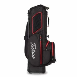 Titleist 2022 Players 4 Plus StaDry Stand Bag -Golf Balls Sales titleist 2021 players 4 plus staydry stand bag black black red back