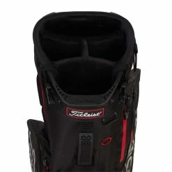 Titleist 2022 Players 4 StaDry Stand Bag -Golf Balls Sales titleist 2021 players 4 staydry stand bag black black red top cuff