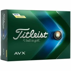 Titleist AVX Yellow Personalized Golf Balls