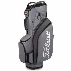 Titleist Cart 14 Cart Bag -Golf Balls Sales titleist 2022 cart 14 cart bag charcoal graphite black itempicture 1