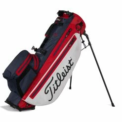 Titleist 2022 Players 4 Plus StaDry Stand Bag -Golf Balls Sales titleist 2022 players 4 plus stadry stand bag white navy red itempicture