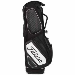 Titleist Premium Stand Bag -Golf Balls Sales titleist 2022 premium stand bag black white side itempicture