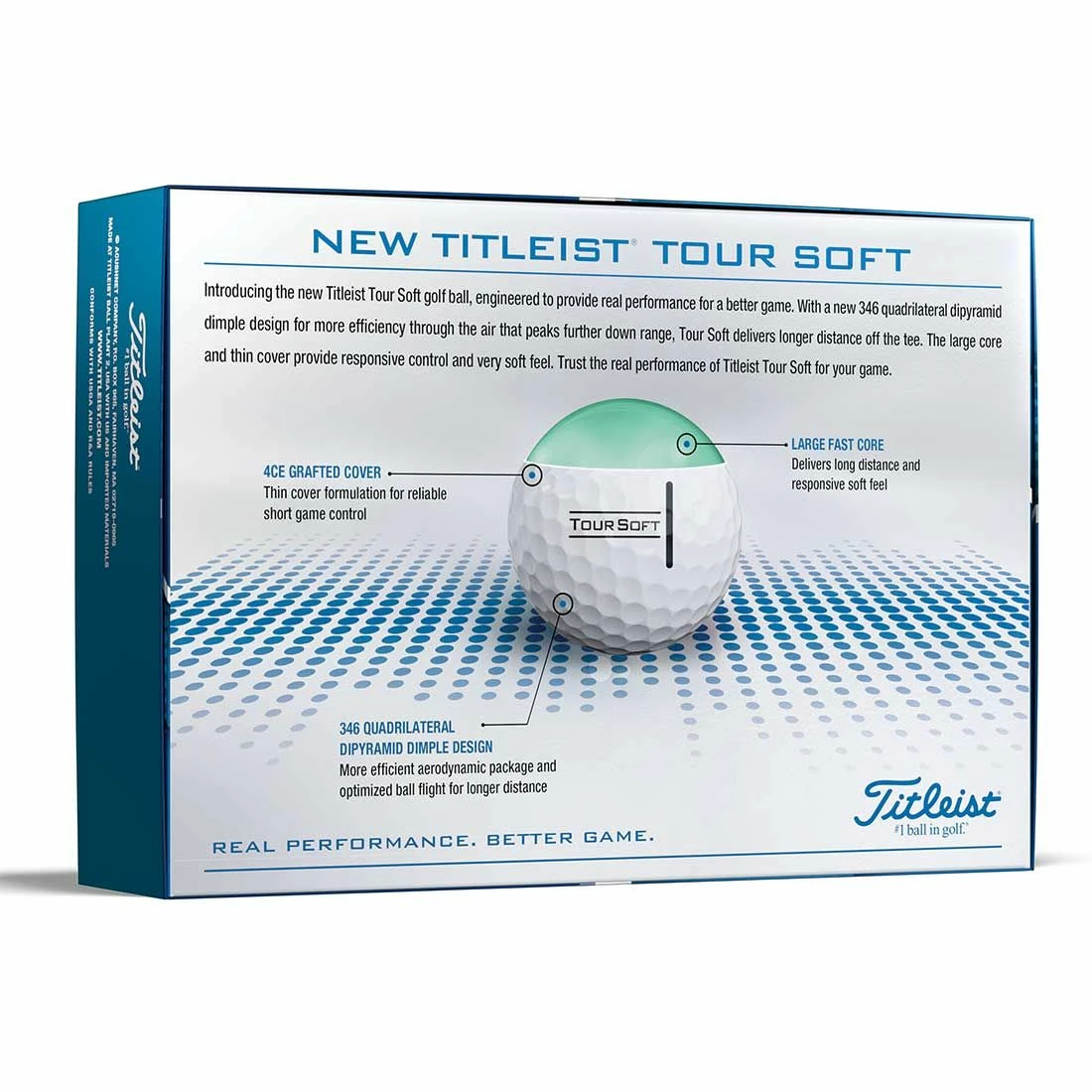 Titleist Tour Soft White Golf Balls 6 Titleist Tour Soft White Golf Balls - Image 4