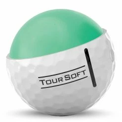 Titleist Tour Soft White Golf Balls 9 Titleist Tour Soft White Golf Balls -Golf Balls Sales titleist 2022 tour soft white golf balls core cutaway itempicture 1