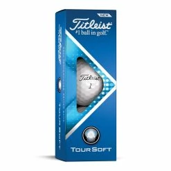 Titleist Tour Soft White Golf Balls 11 Titleist Tour Soft White Golf Balls -Golf Balls Sales titleist 2022 tour soft white golf balls sleeve itempicture 1