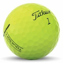 Titleist Tour Soft Yellow Personalized Golf Balls -Golf Balls Sales titleist 2022 tour soft yellow golf balls imprints itempicture