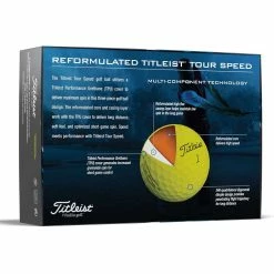 Titleist Tour Speed Yellow Golf Balls 10 Titleist Tour Speed Yellow Golf Balls -Golf Balls Sales titleist 2022 tour speed yellow golf balls back itempicture