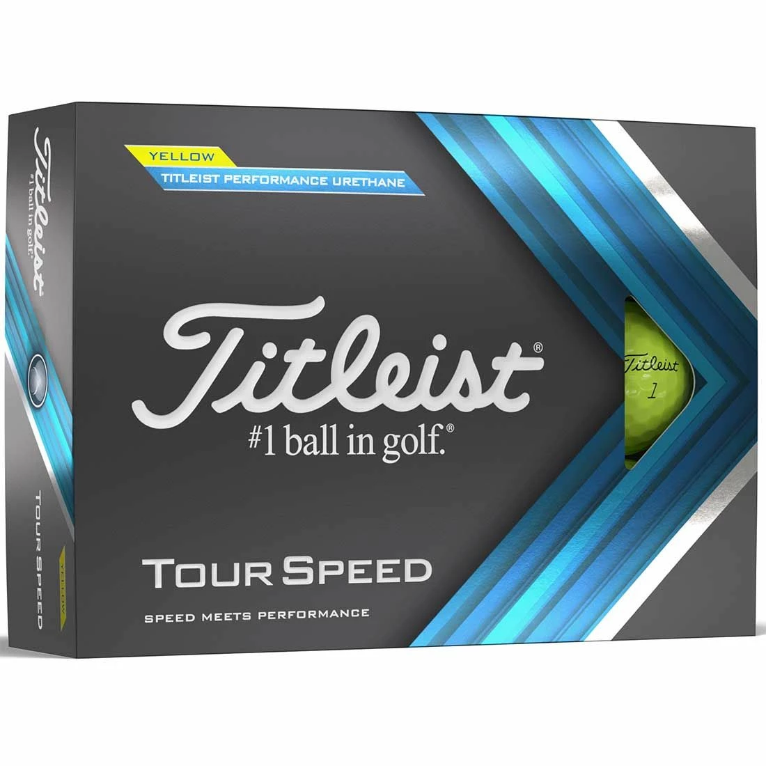Titleist Tour Speed Yellow Golf Balls 3 Titleist Tour Speed Yellow Golf Balls