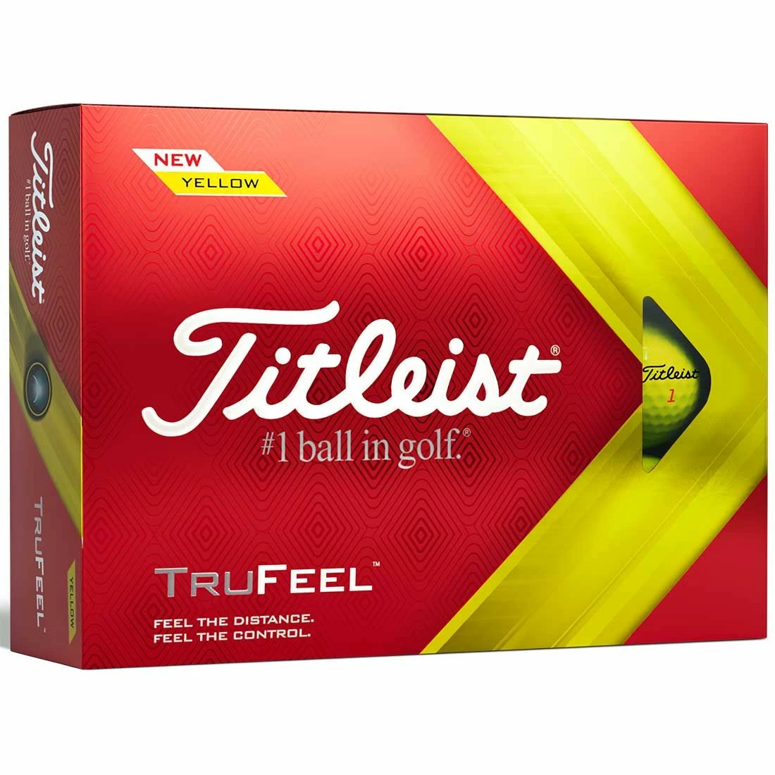 Titleist TruFeel Yellow Personalized Golf Balls 3 Titleist TruFeel Yellow Personalized Golf Balls