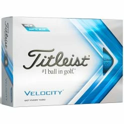 Titleist Velocity Matte Blue Golf Balls